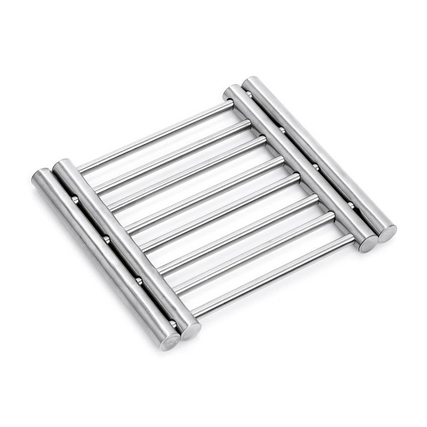 Dessous de plat extensible inox 22,5 x 20 cm